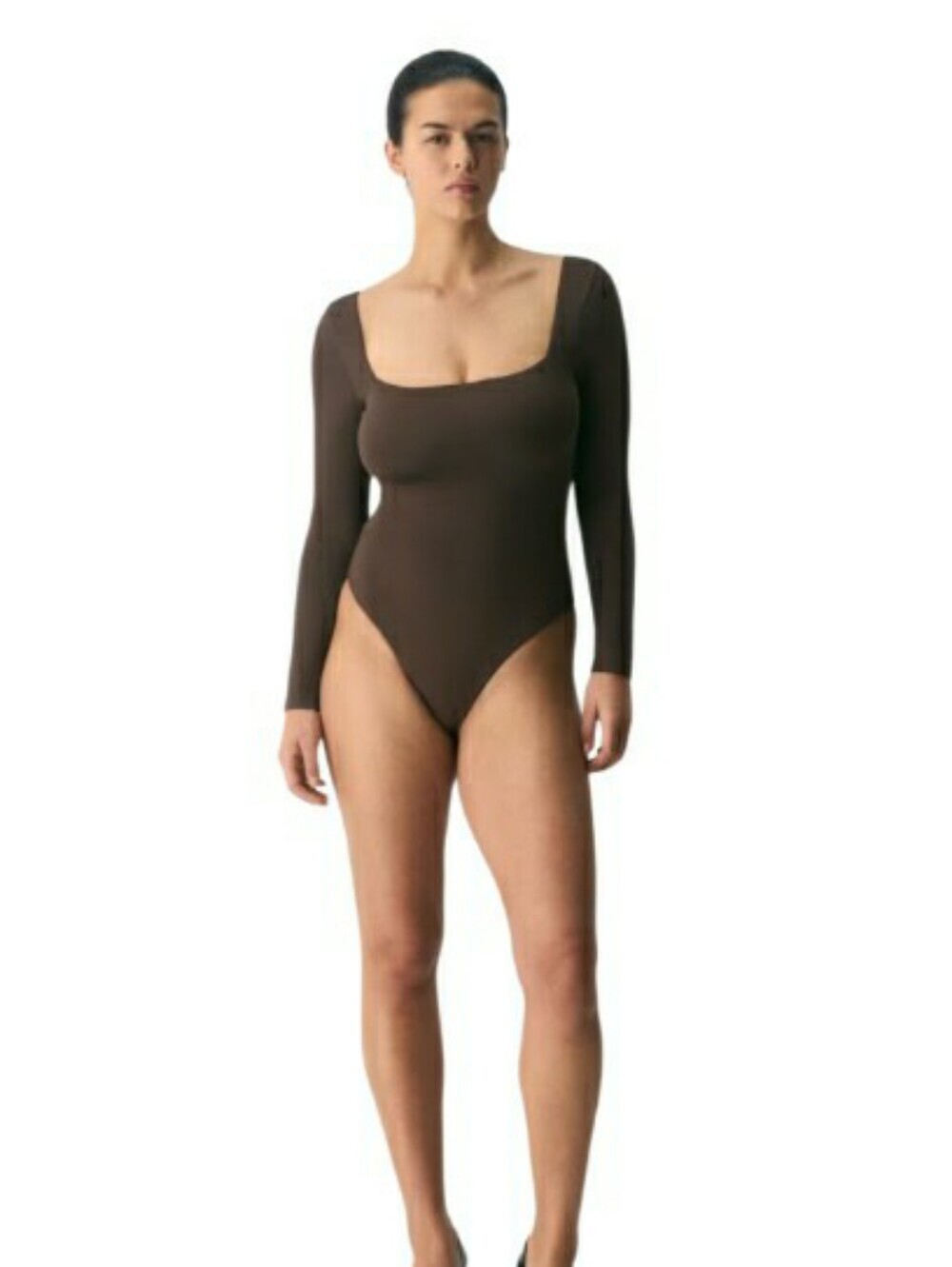 NWT Aritzia Babaton Contour Squareneck Longsleeve Bodysuit